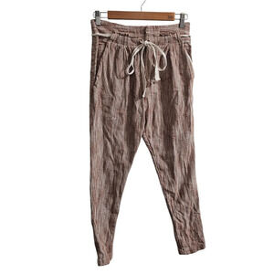 FREE PEOPLE Light at Sunrise Pant in Beige Size 2